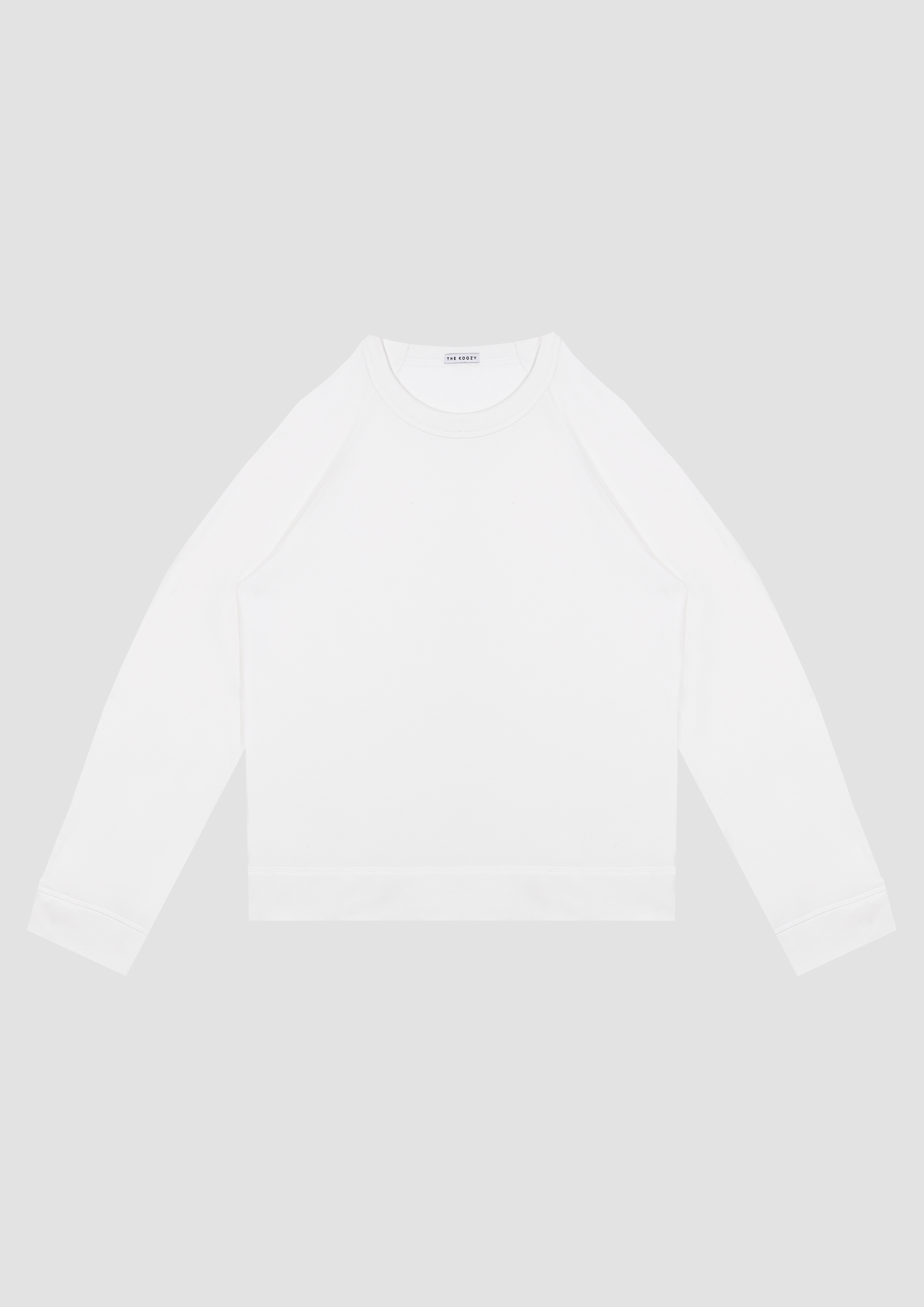Avary Sweatshirt in Organic Cotton in White