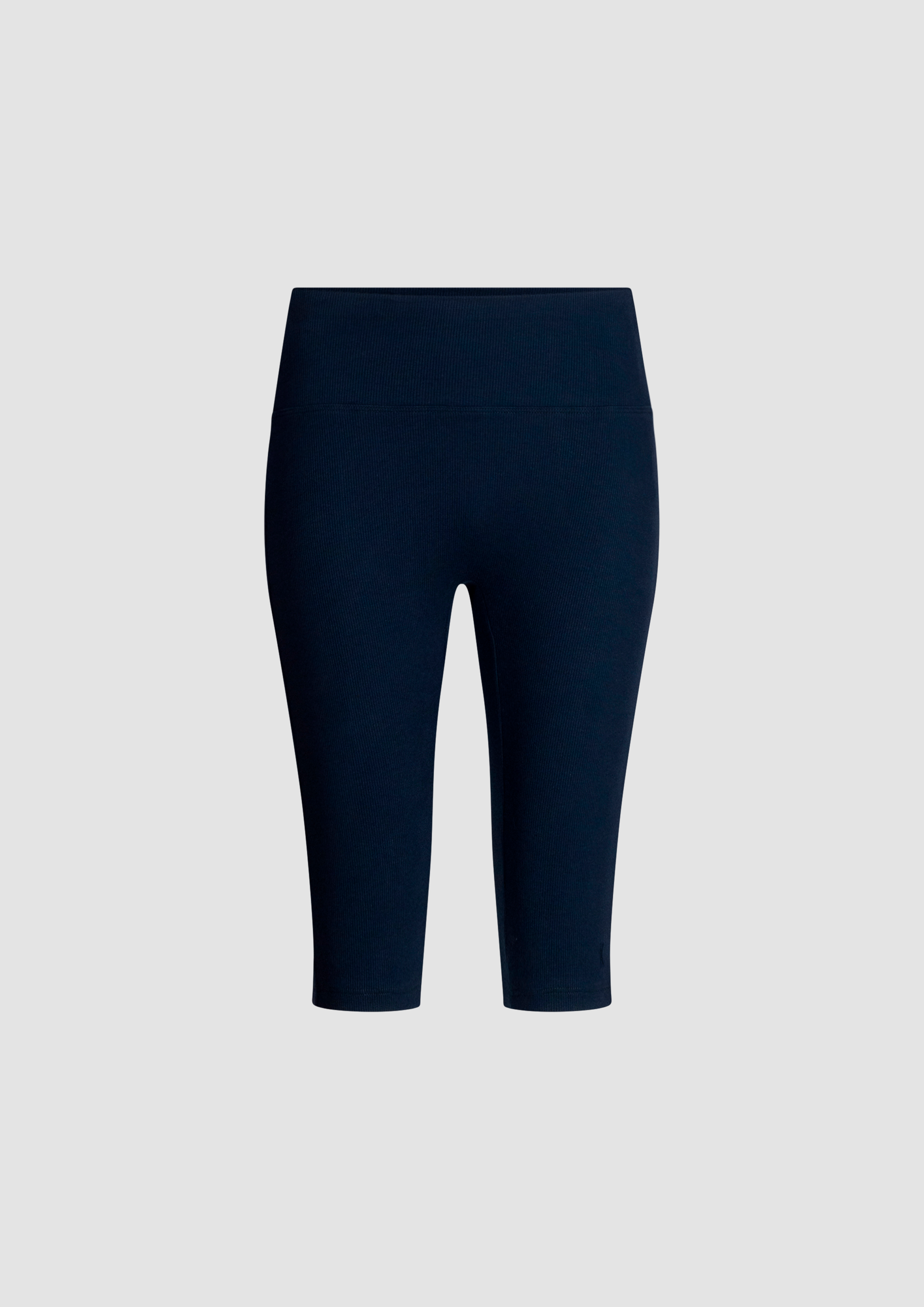 Charlotte High Waist Shorts in Organic Cotton in Ocean Blue