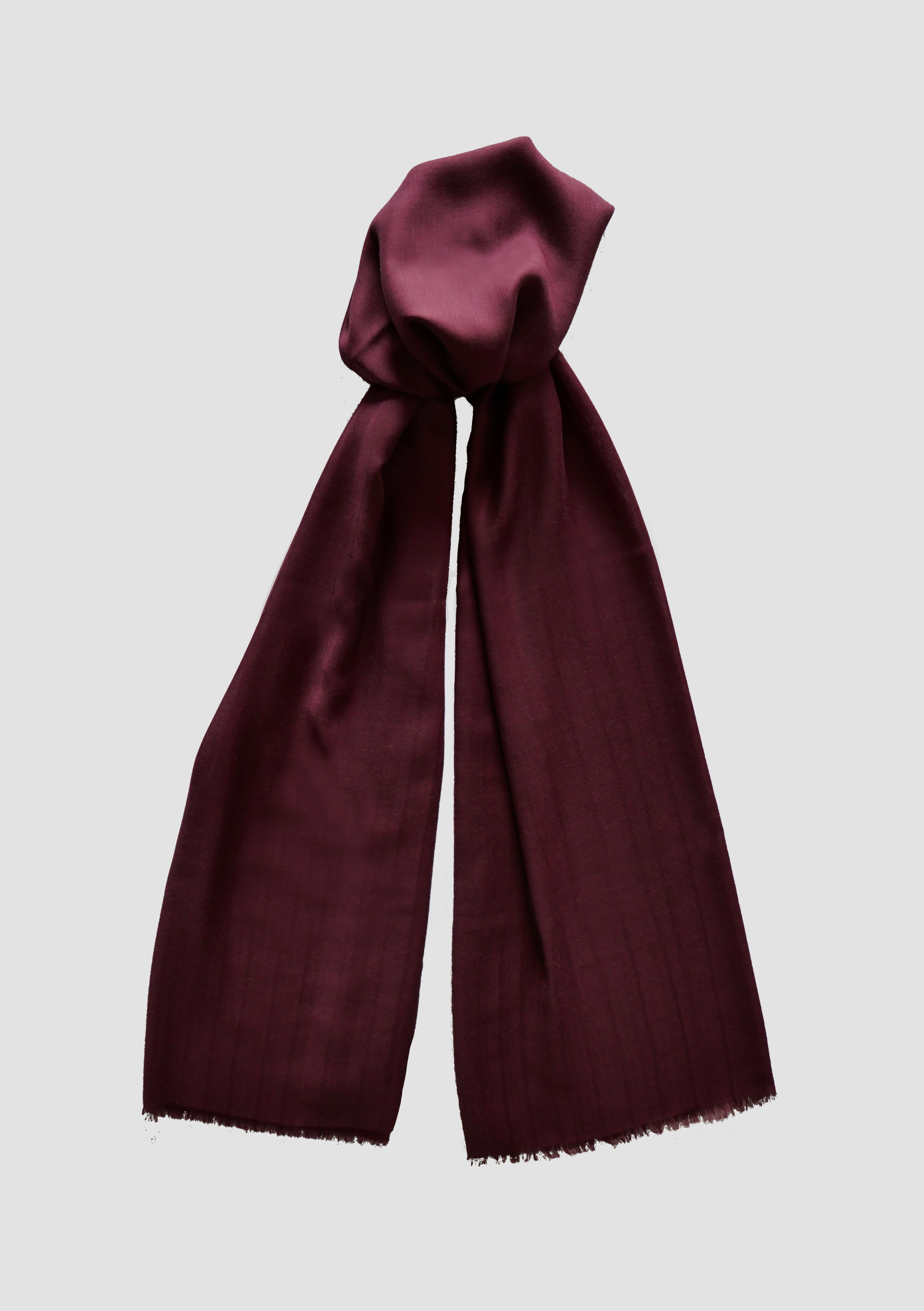 Darney Scarf in Cashmere in Burgundy