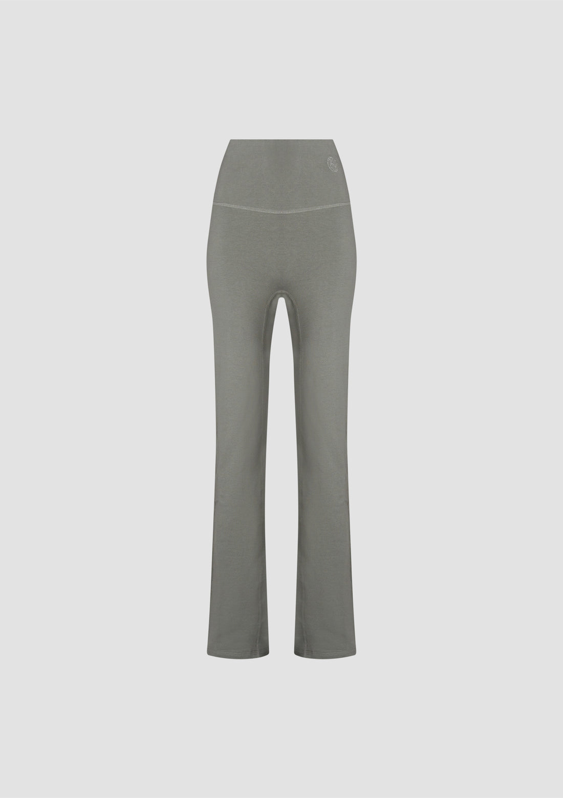 Ellis Straight Leg Pants in PIMA Cotton in Olive Green