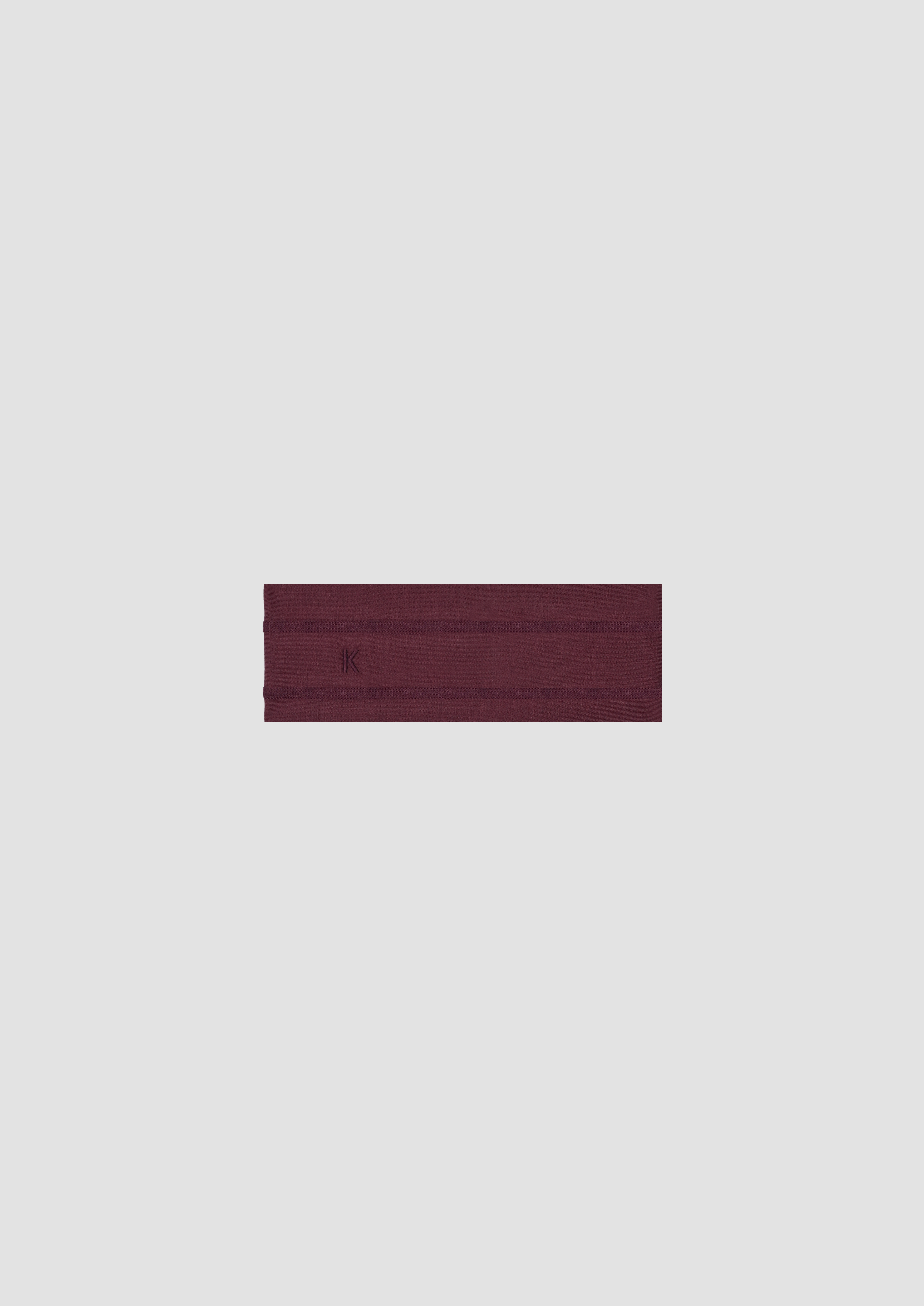 Kai Headband in TENCEL™ Lyocell and Organic Cotton in Burgundy