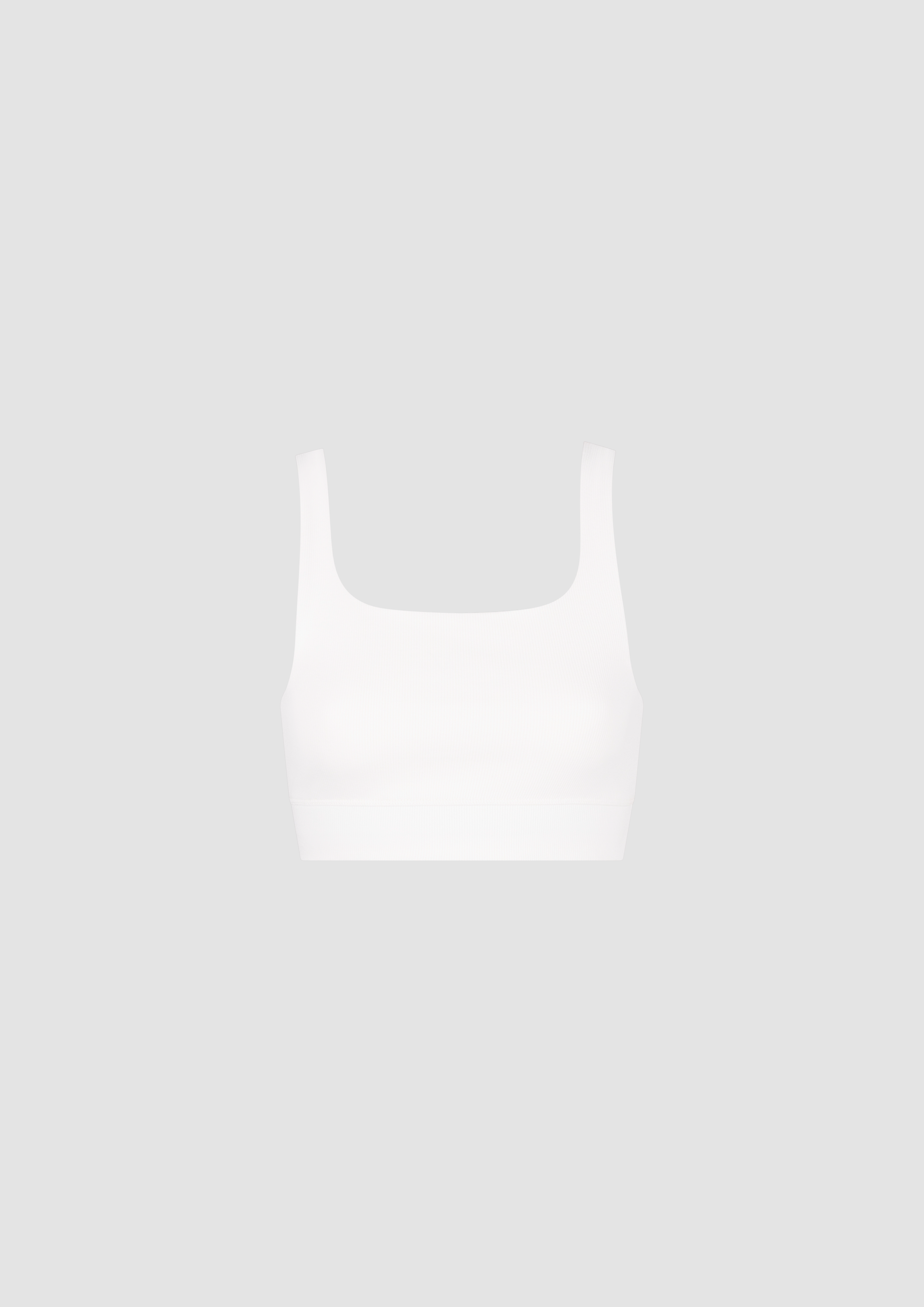 Lidia Bralette in Organic Cotton in Sky White