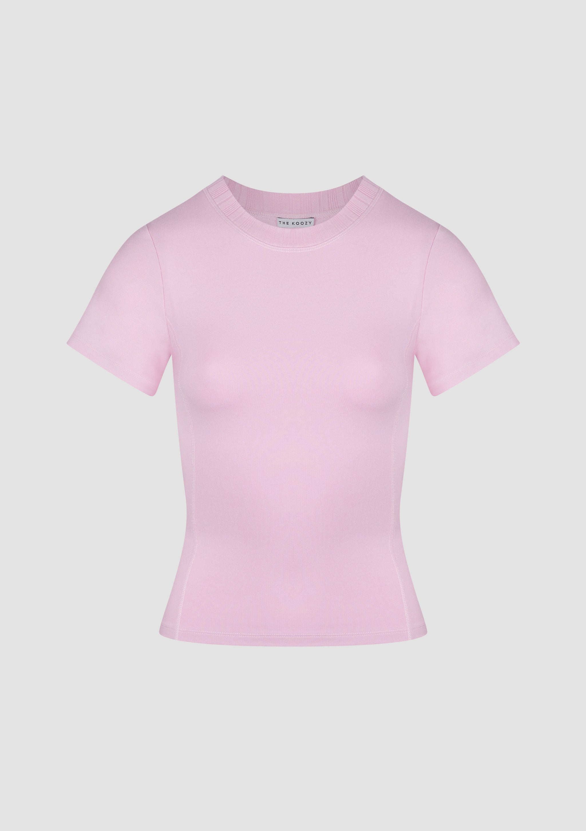 Margot T-Shirt ¾ Sleeve in PIMA Cotton in Morning Rose