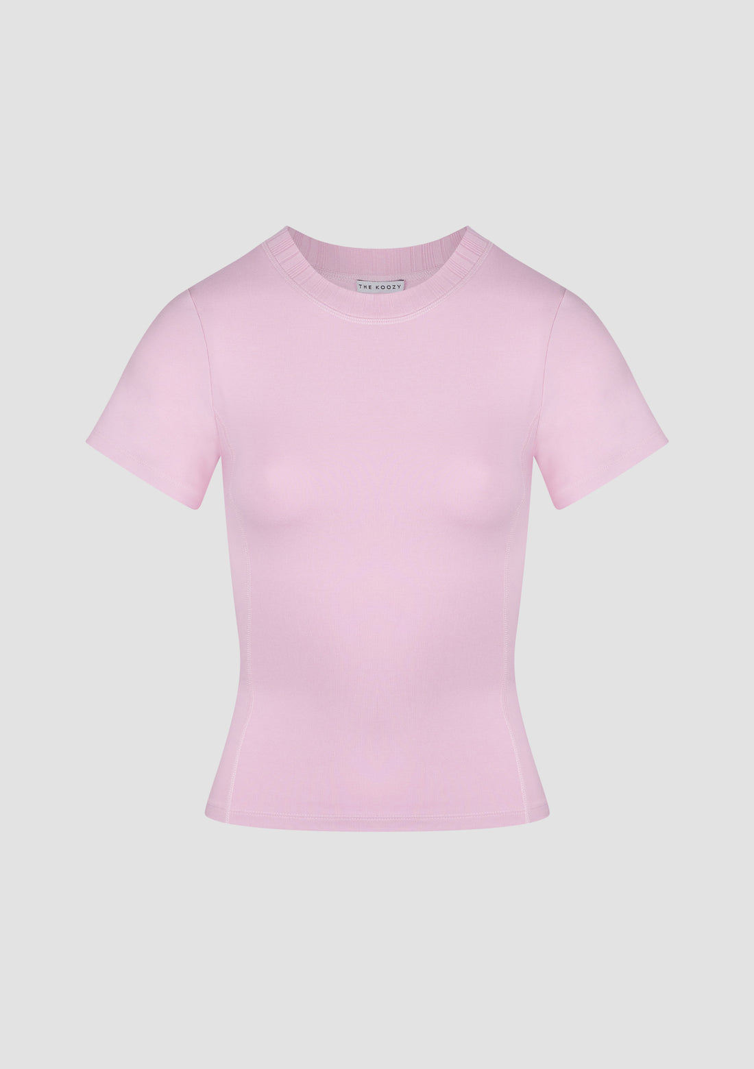 Margot T-Shirt ¾ Sleeve in PIMA Cotton in Morning Rose