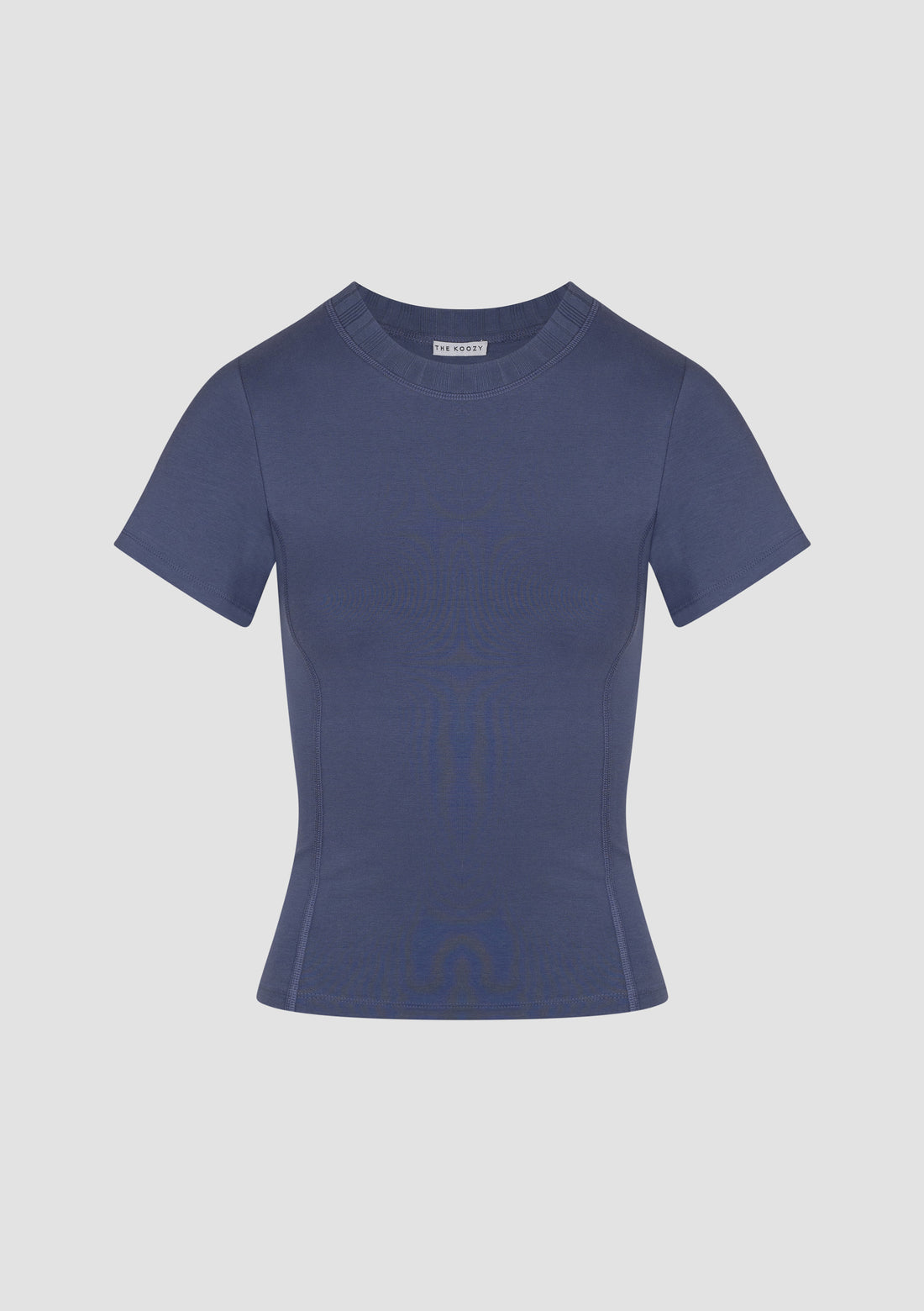 Margot T-Shirt ¾ Sleeve in PIMA Cotton in Nightshadow Blue