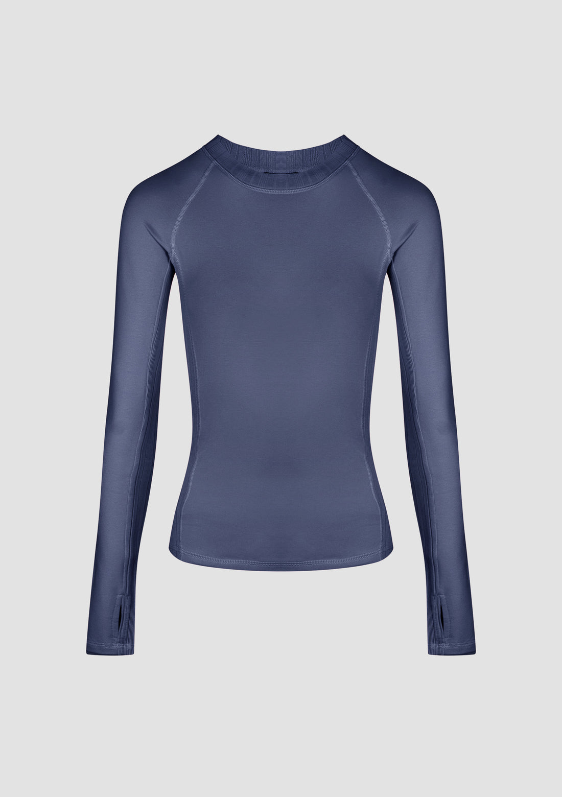 Montebello Long Sleeve Top in PIMA Cotton in Nightshadow Blue