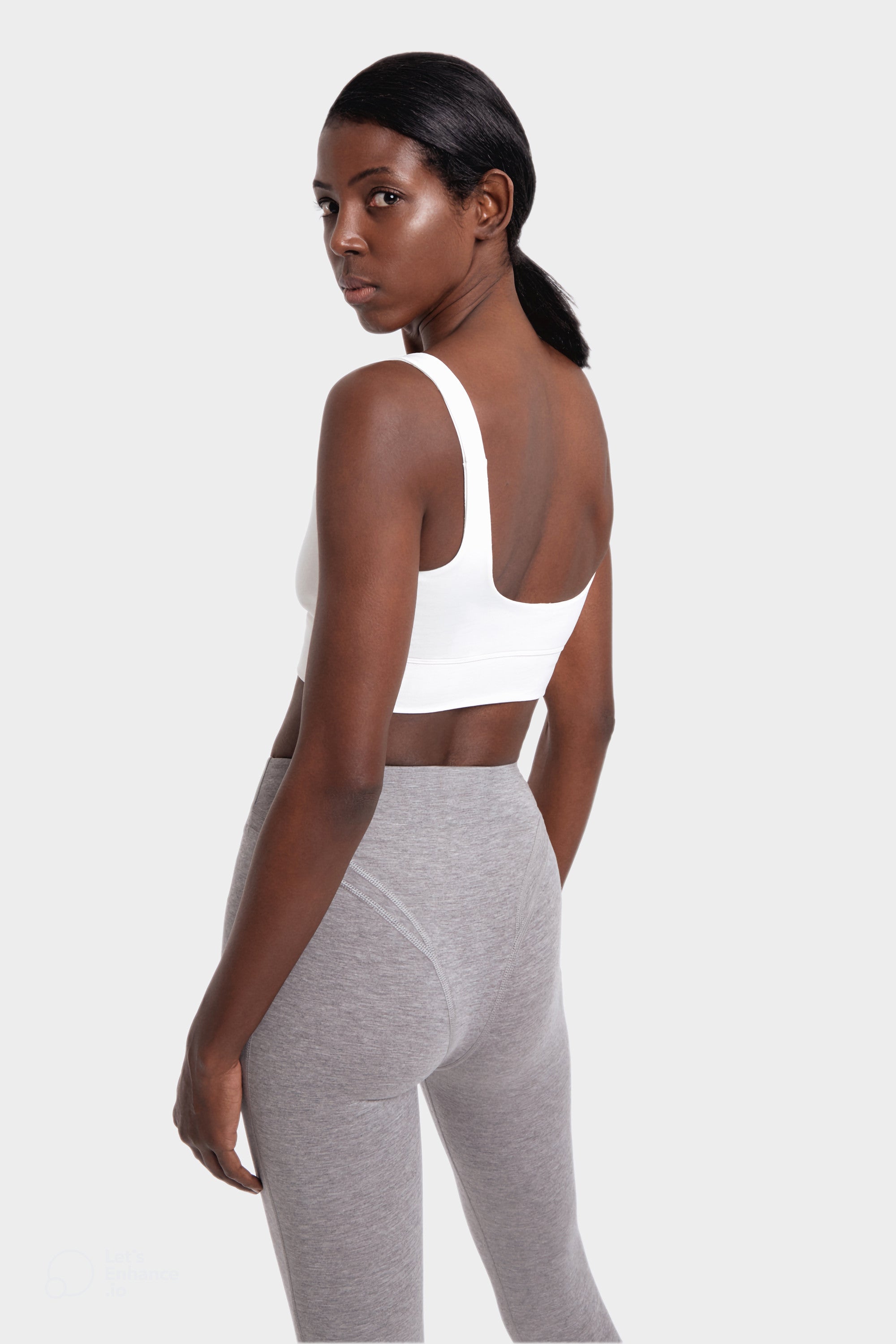 Victoria Bralette in TENCEL™ Lyocell and Organic Cotton in White