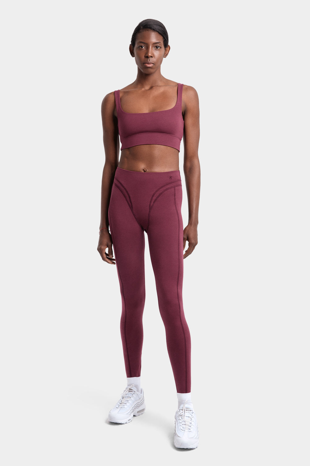 Victoria Bralette in TENCEL™ Lyocell and Organic Cotton in Burgundy