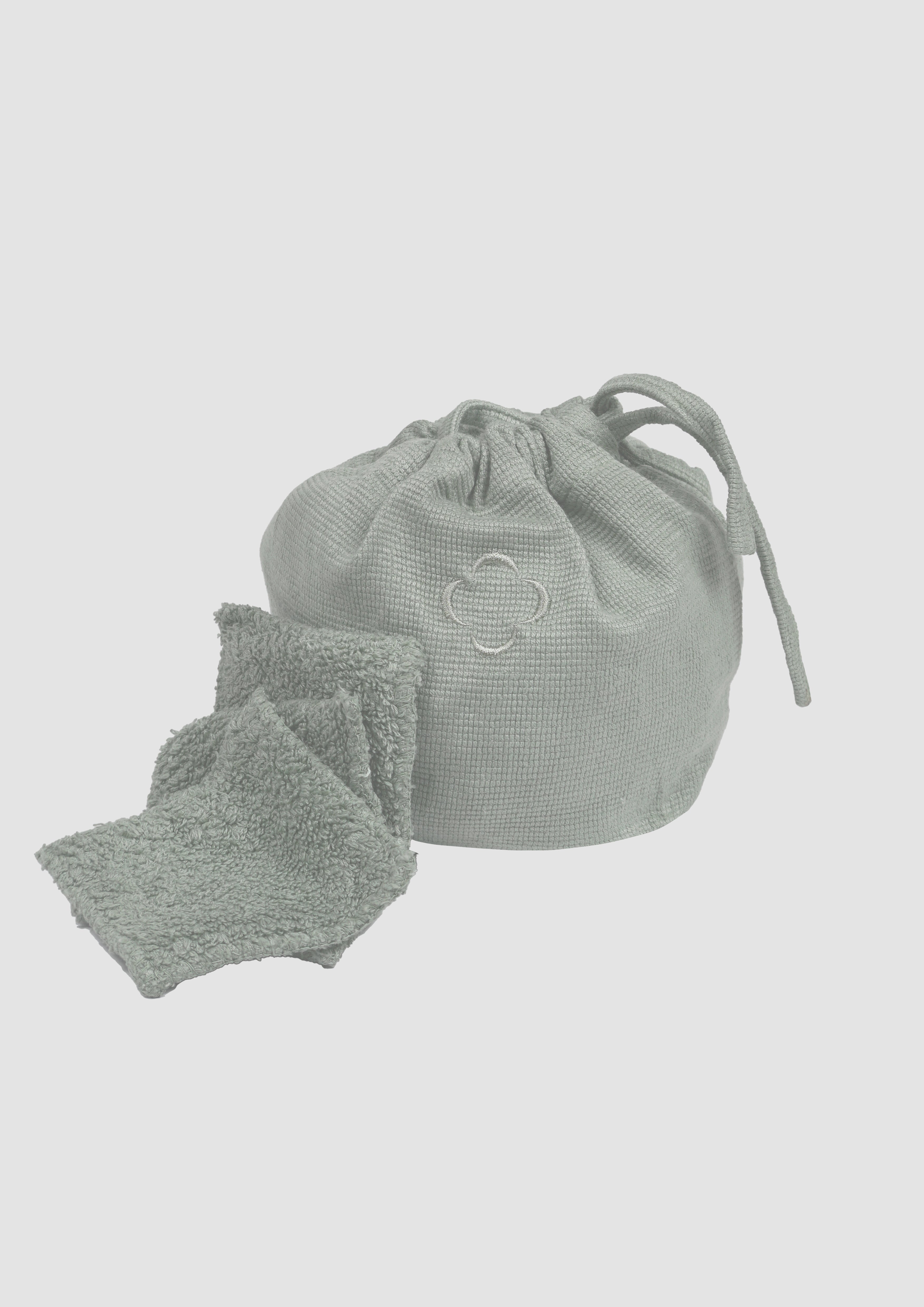 Venus Beauty Pads in Giza Egyptian Cotton in Green