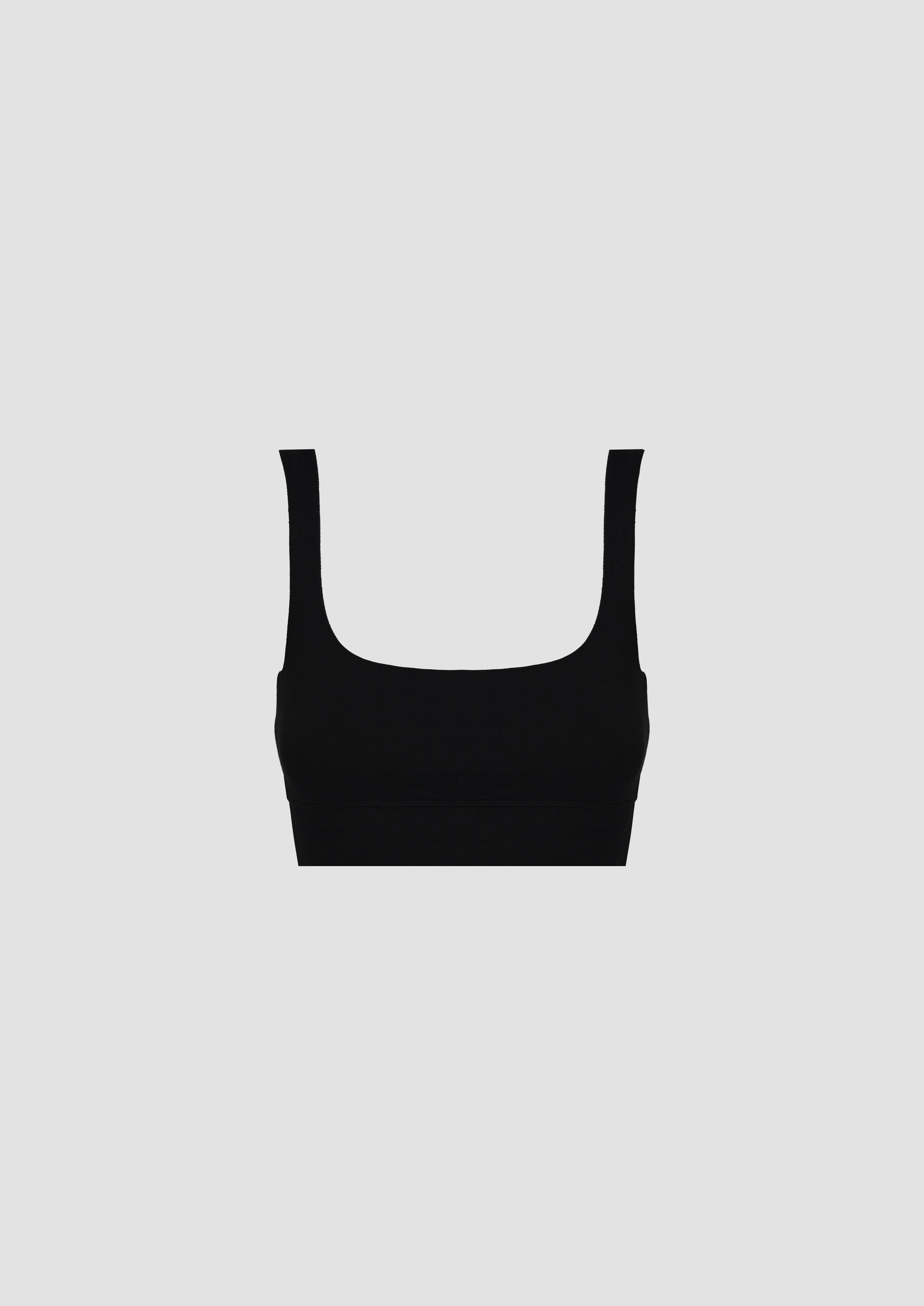 Victoria Bralette in TENCEL™ Lyocell and Organic Cotton in Black