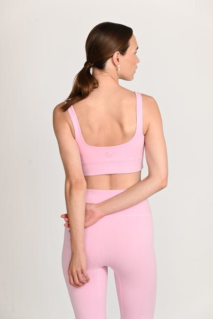 Kirsty Bralette in PIMA Cotton in Morning Rose