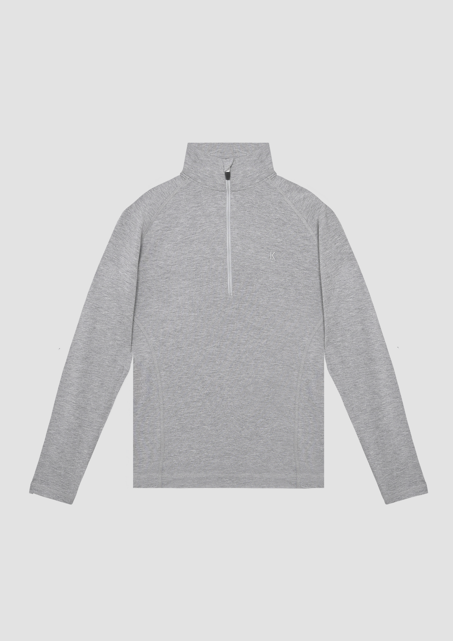 Ali Long Sleeve Half-Zip in TENCEL™ Lyocell and Organic Cotton in Melange