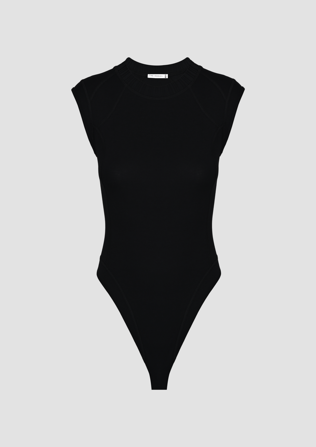 Amory Bodysuit in TENCEL™ Lyocell and Organic Cotton in Black