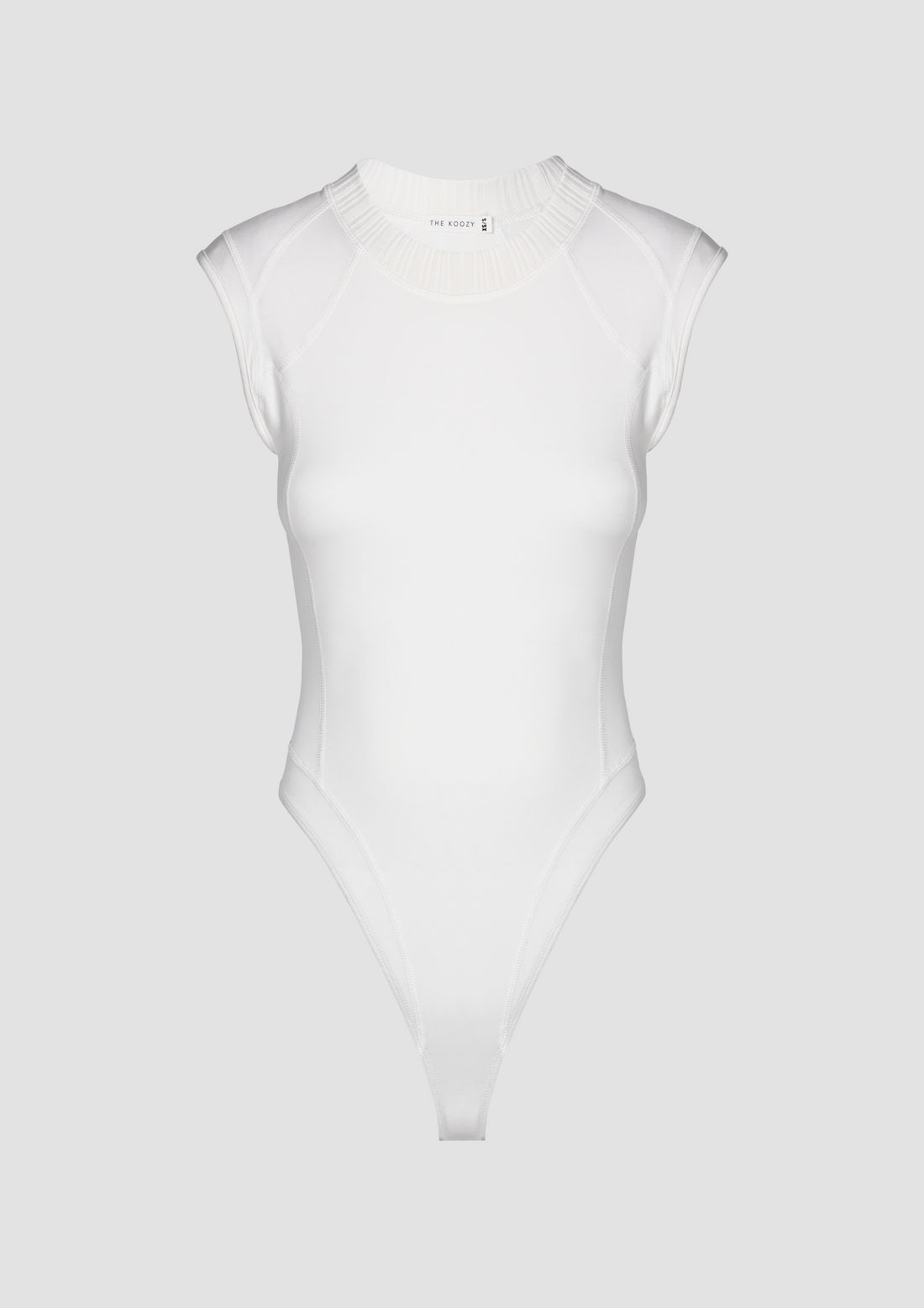 Amory Bodysuit in TENCEL™ Lyocell and Organic Cotton in White