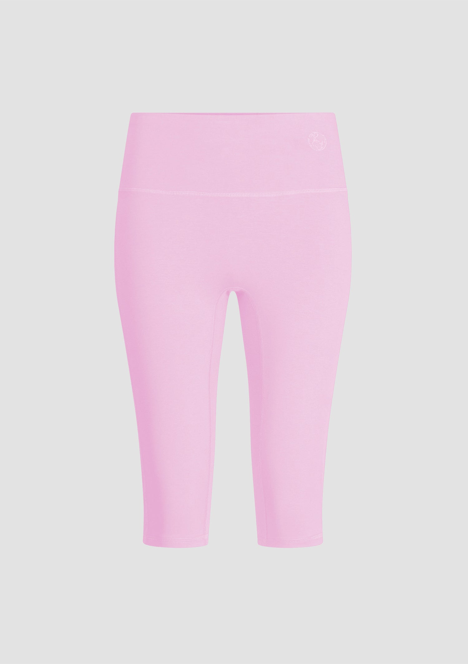 Daru High Waist Cropped Leggings in PIMA Cotton in Morning Rose