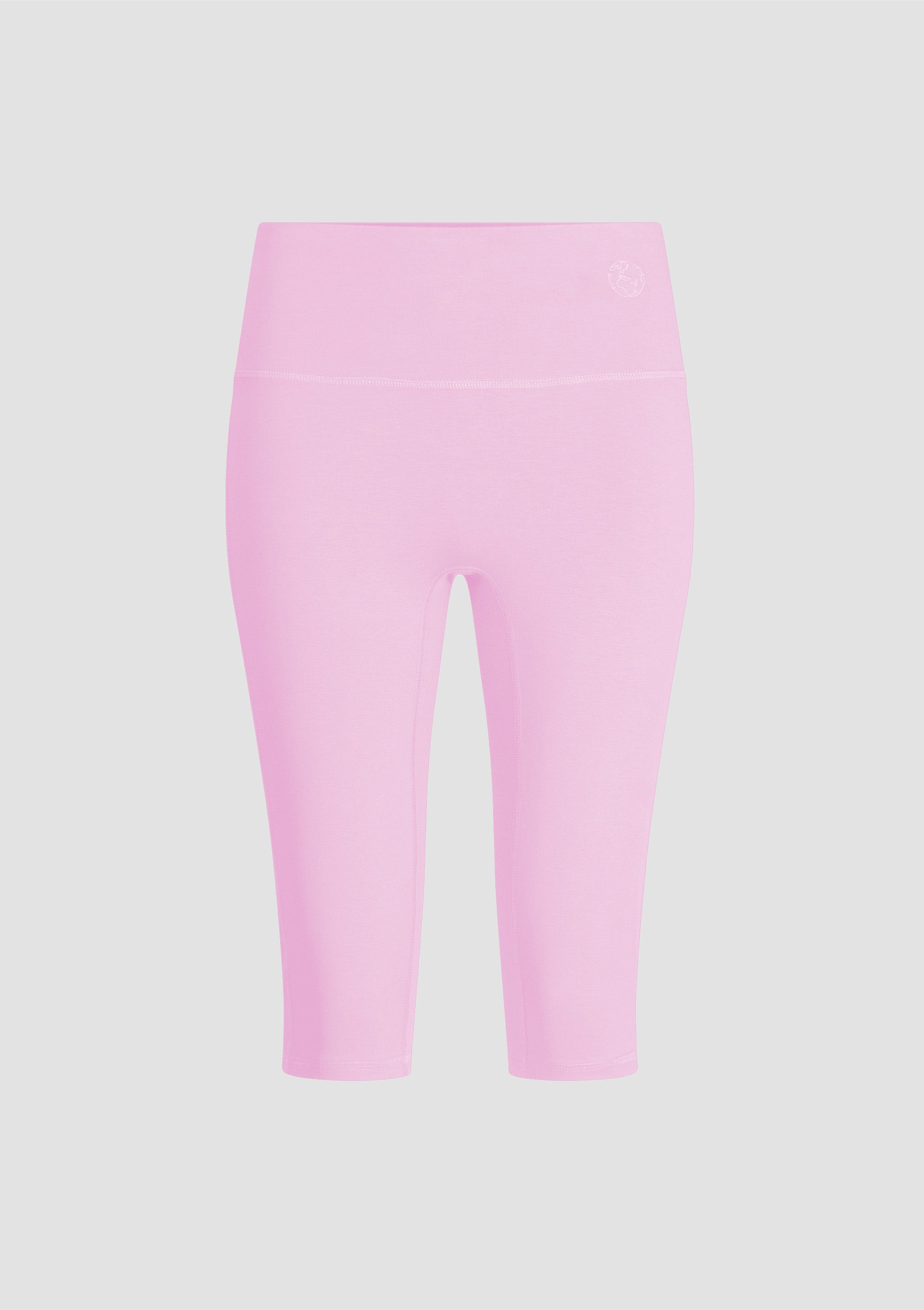 Daru High Waist Cropped Leggings in PIMA Cotton in Morning Rose