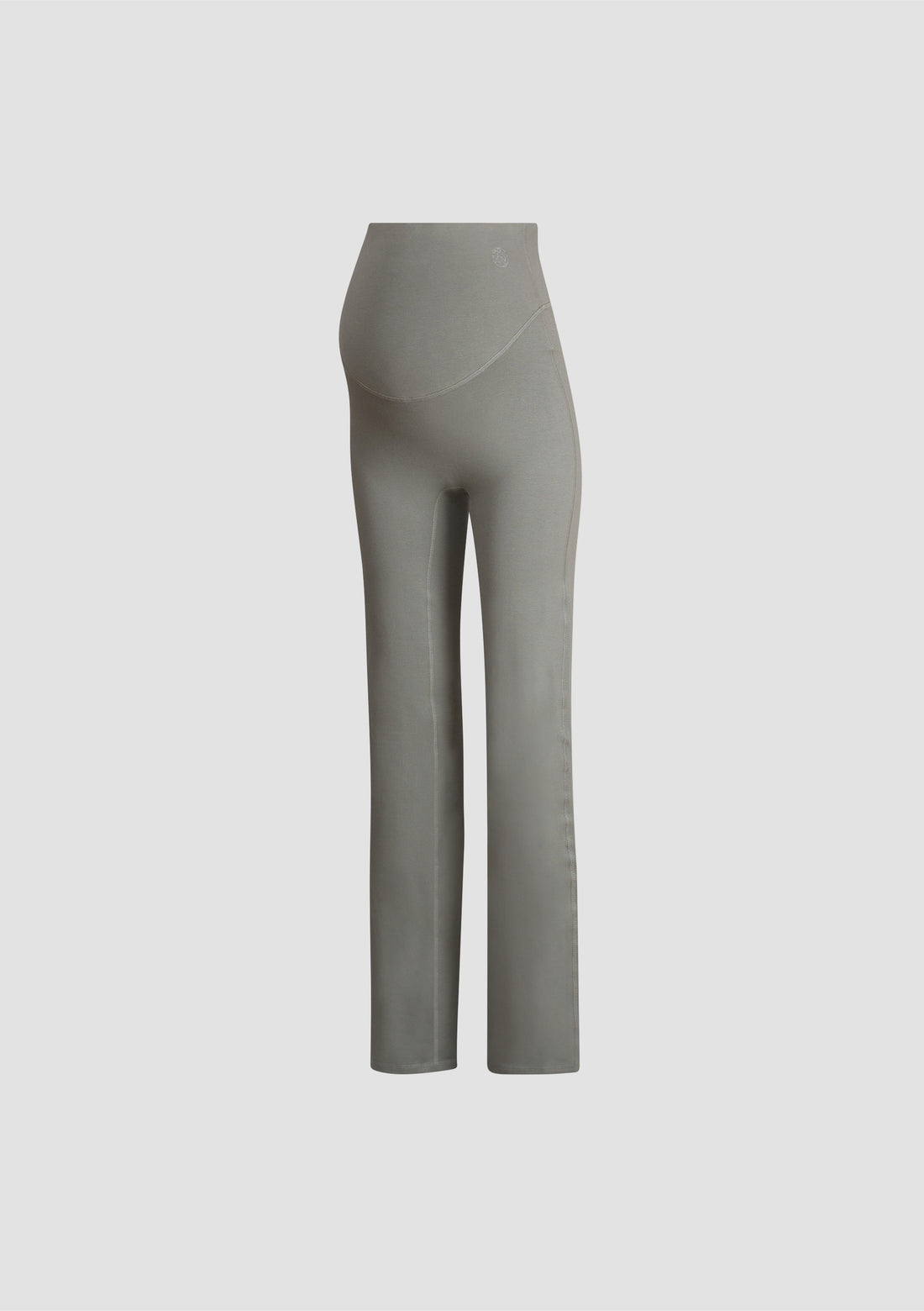 Ivory Maternity Leggings in PIMA Cotton in Olive Green