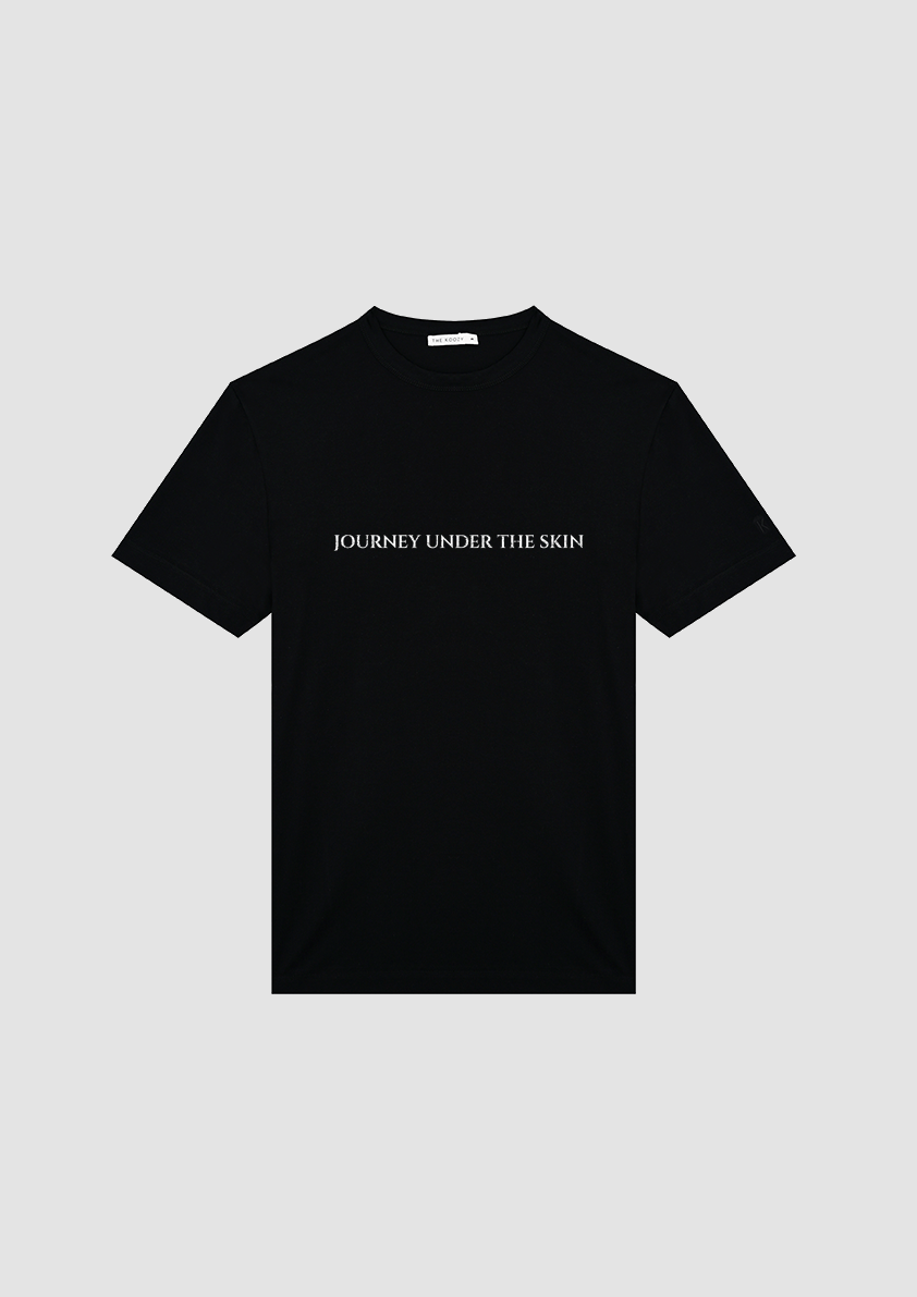 Journey Under The Skin T-Shirt in Cotton PG in Black