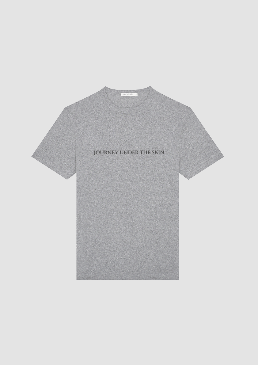 Journey Under The Skin T-Shirt in Organic Cotton and Recycled Cotton in Melange