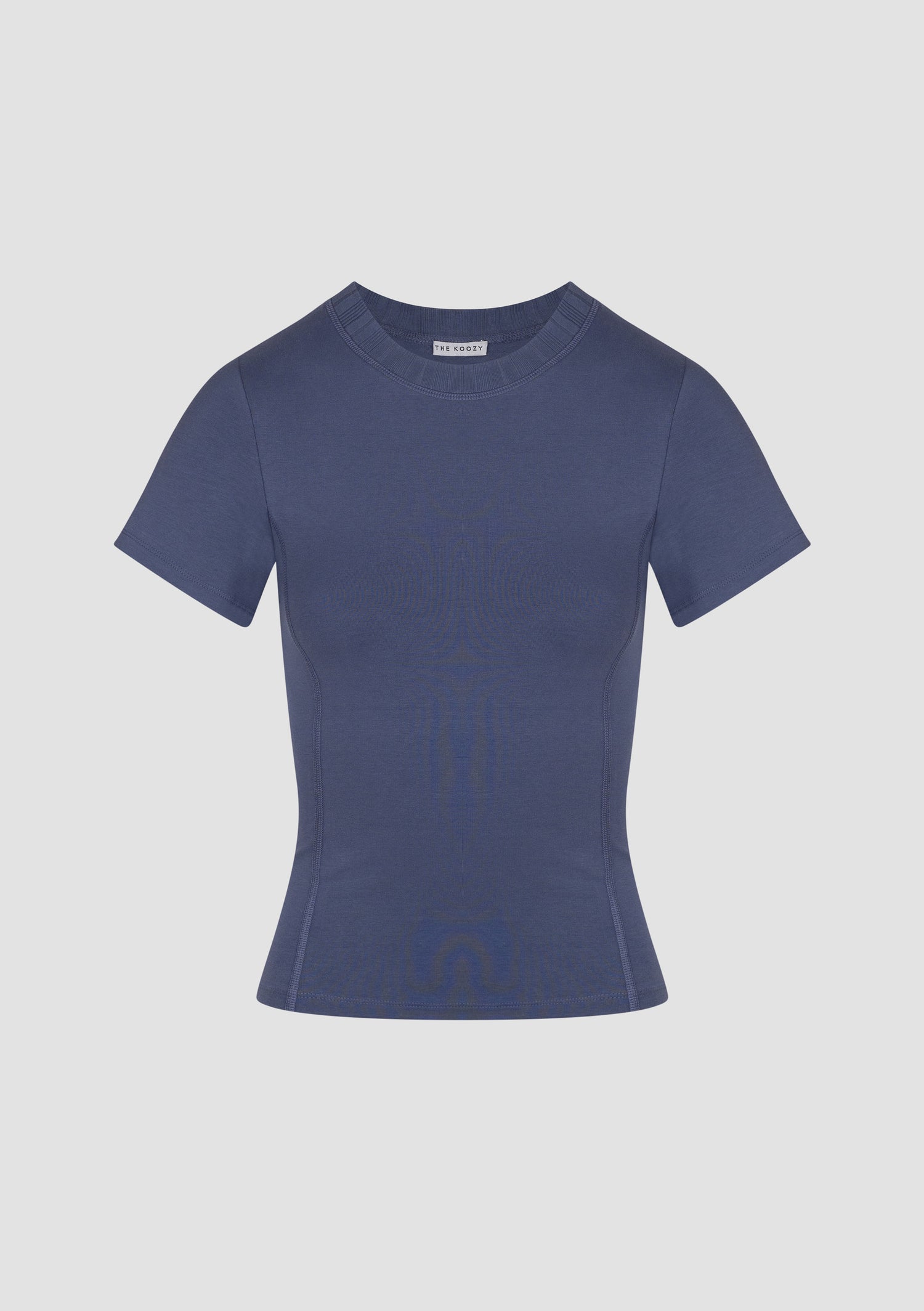 Margot T-Shirt ¾ Sleeve in PIMA Cotton in Nightshadow Blue