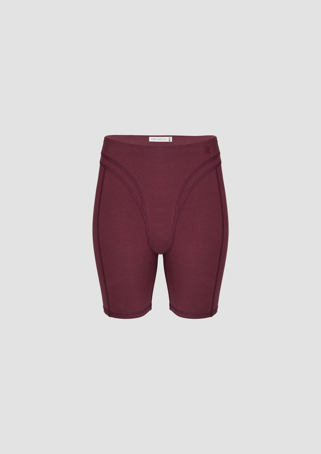 Monroe Stretch Shorts in TENCEL™ Lyocell and Organic Cotton in Burgundy