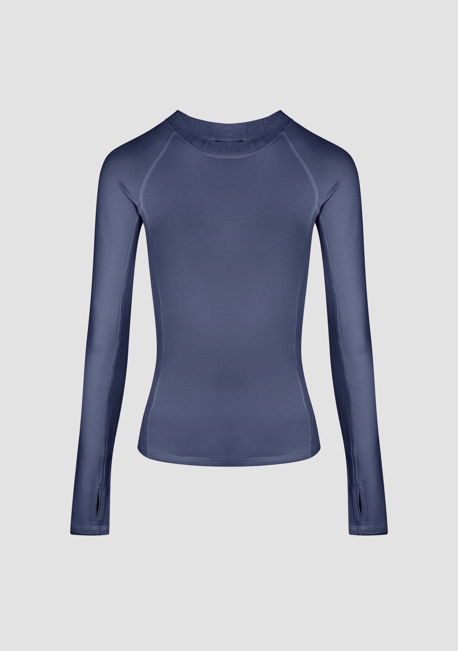 Montebello Long Sleeve Top in PIMA Cotton in Nightshadow Blue