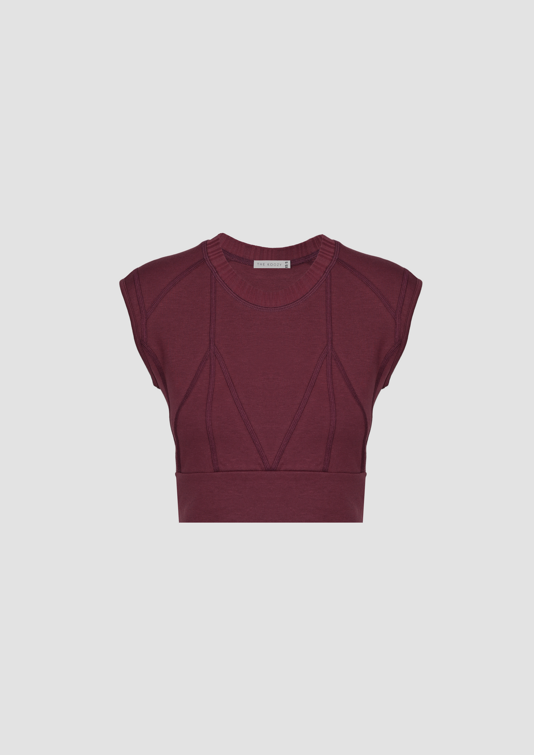 Neva Top in TENCEL™ Lyocell and Organic Cotton in Burgundy