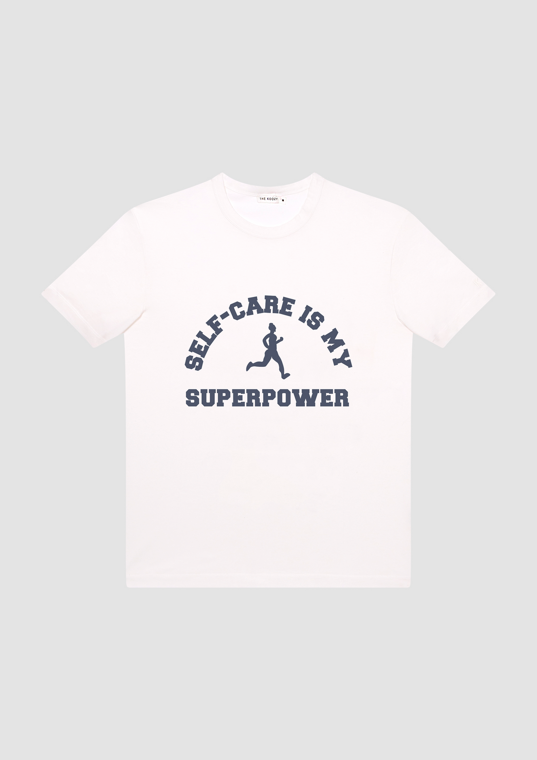 Self Care Is My Superpower T-shirt in White PG Cotton (Limited Edition)