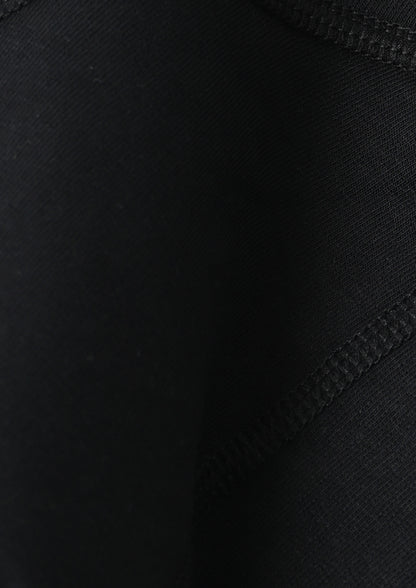 Ali Long Sleeve Half-Zip in TENCEL™ Lyocell and Organic Cotton in Black