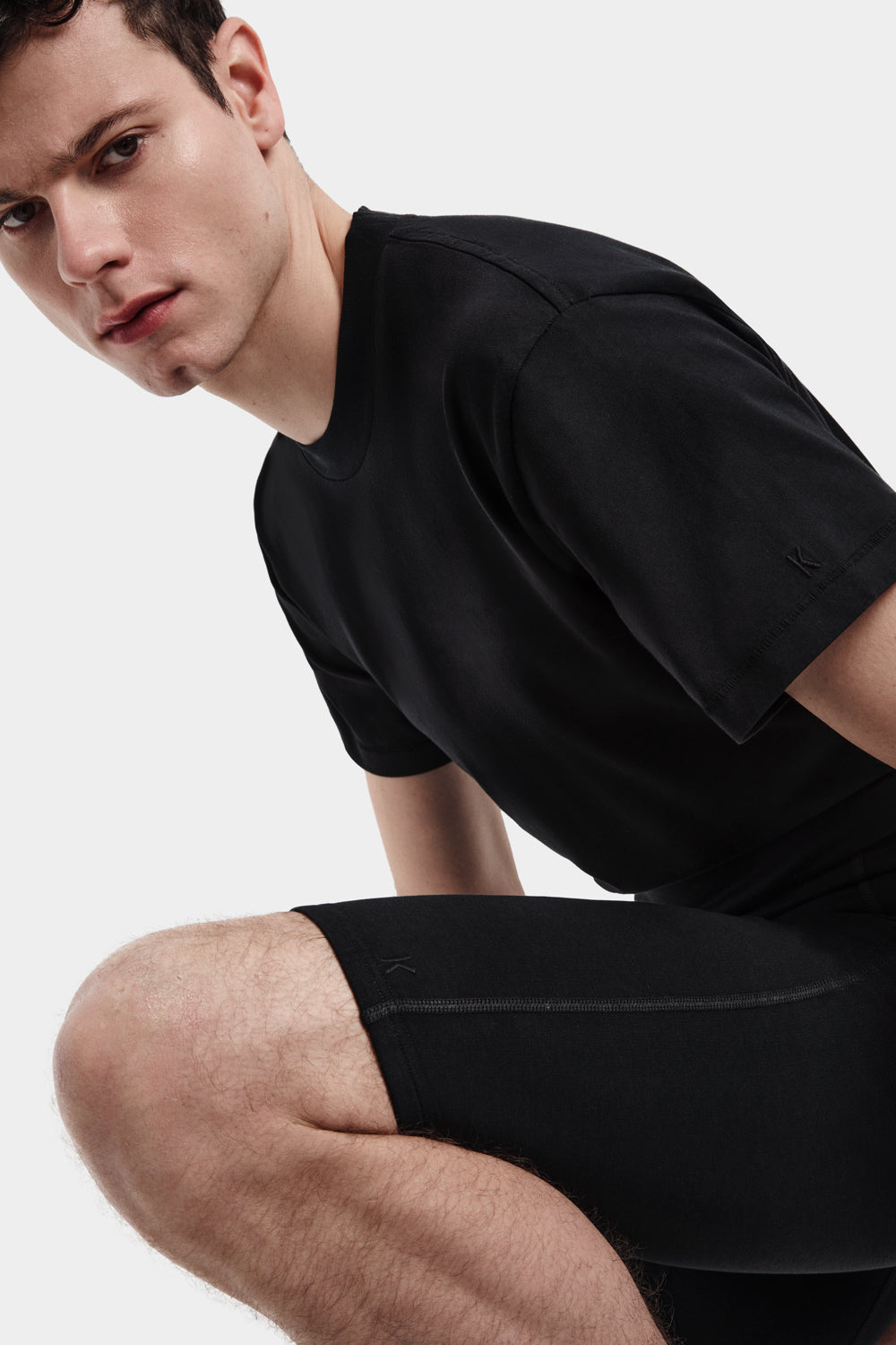 Skylar Cycling Shorts in TENCEL™ Lyocell and Organic Cotton in Black