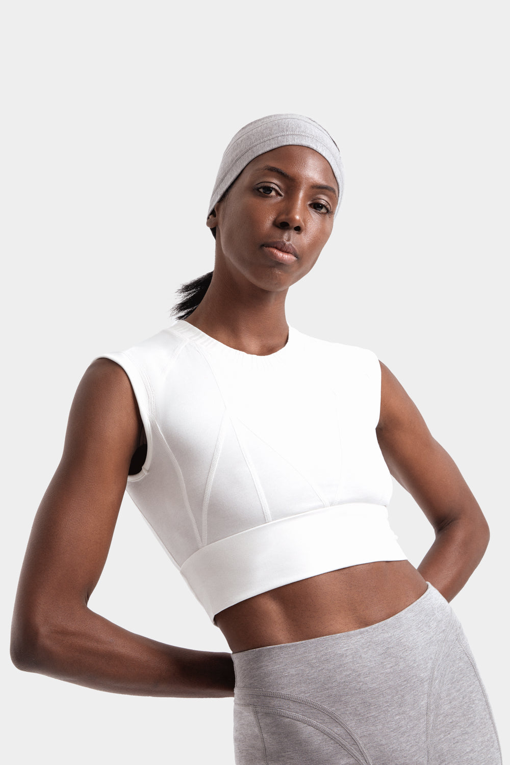 Neva Top in TENCEL™ Lyocell and Organic Cotton in White