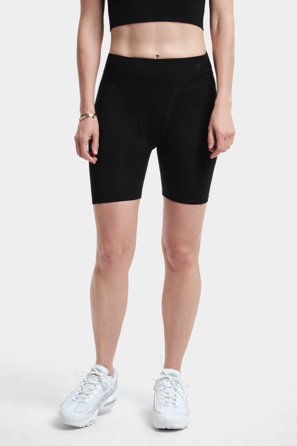Monroe Stretch Shorts in TENCEL™ Lyocell and Organic Cotton in Black