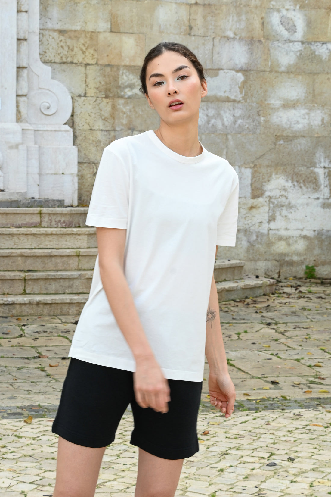 Tate T-Shirt in Cotton PG in White