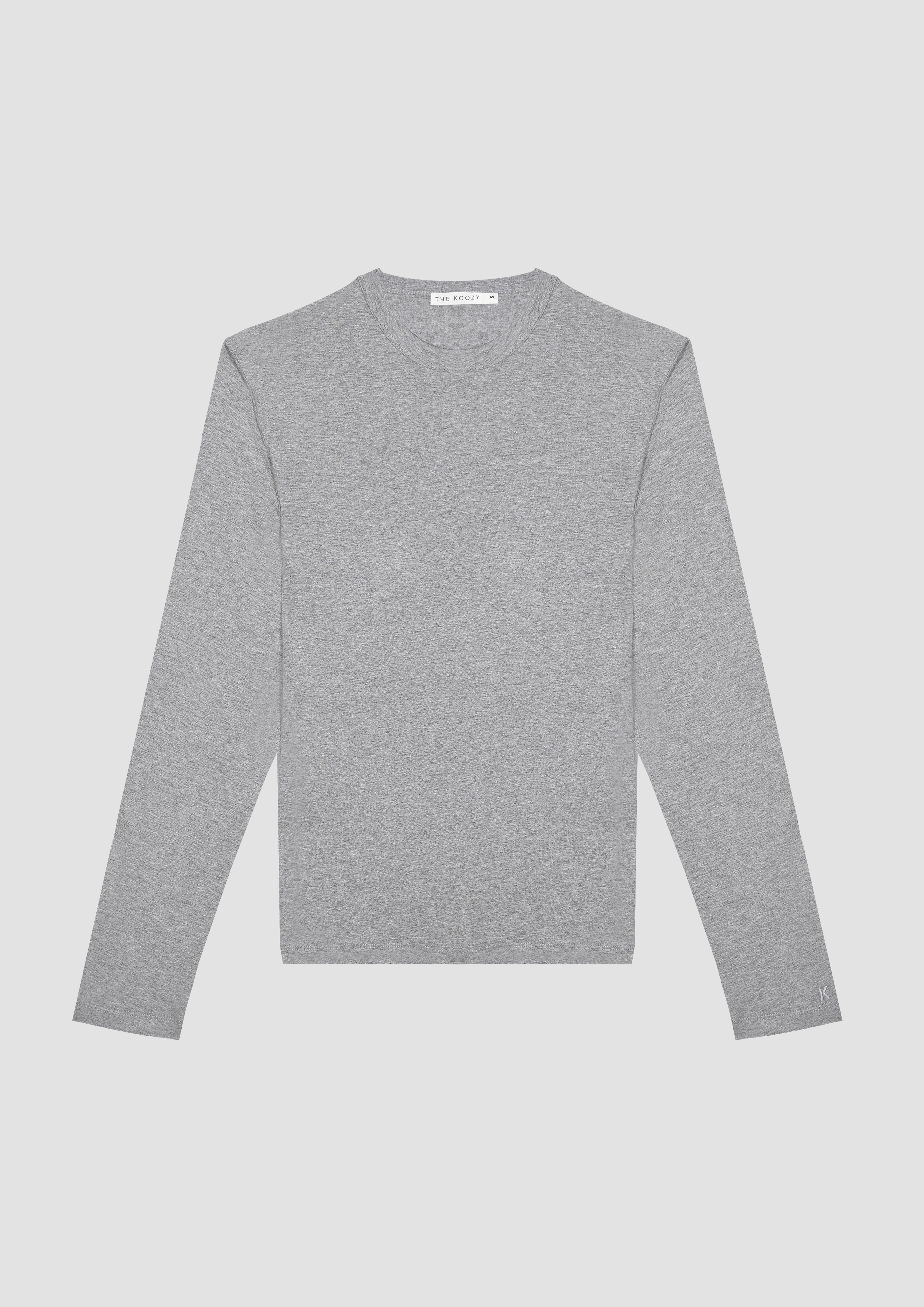 Tate Long Sleeve in Organic Cotton and Recycled Cotton in Melange