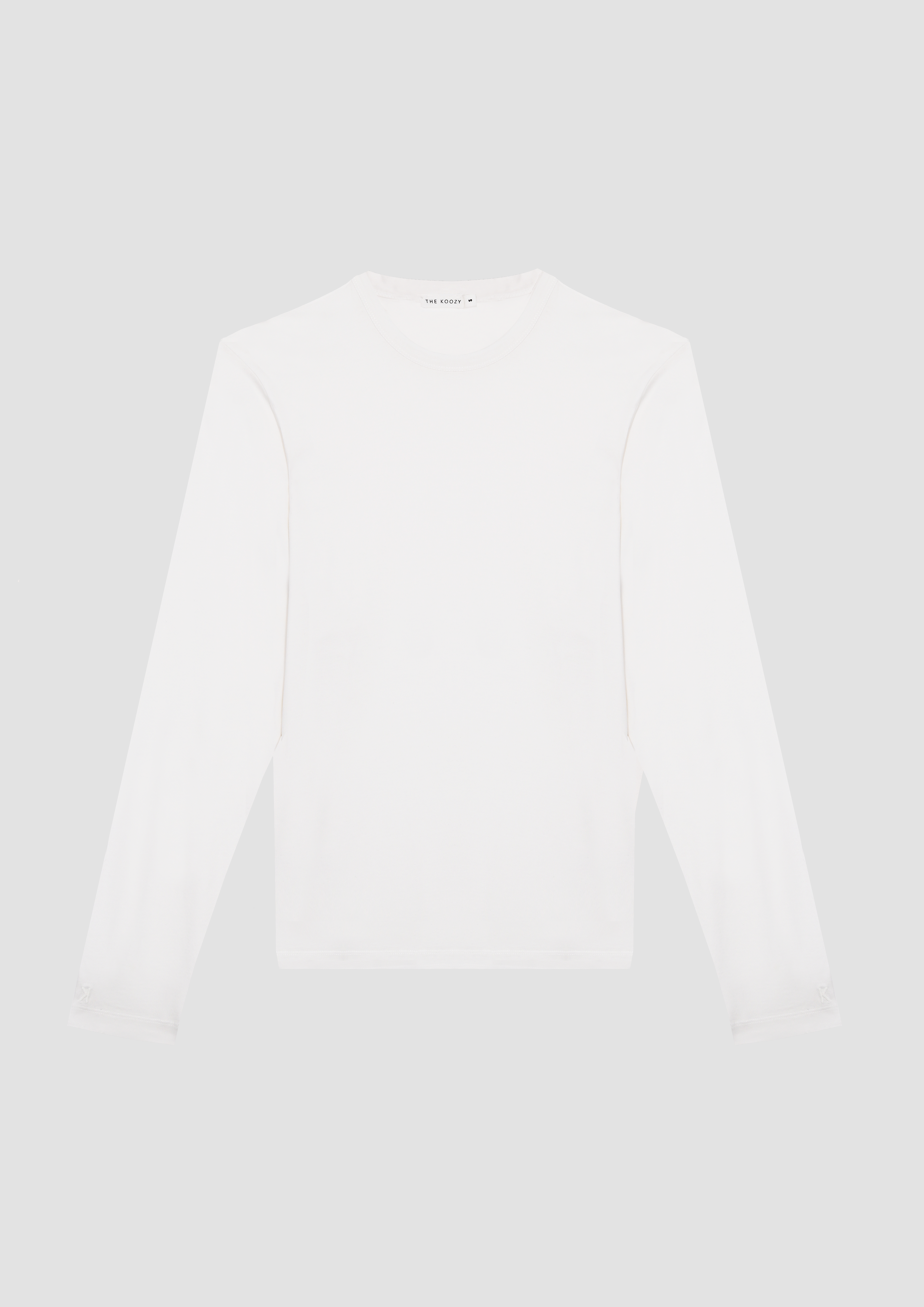 Tate Long Sleeve in Cotton PG in White