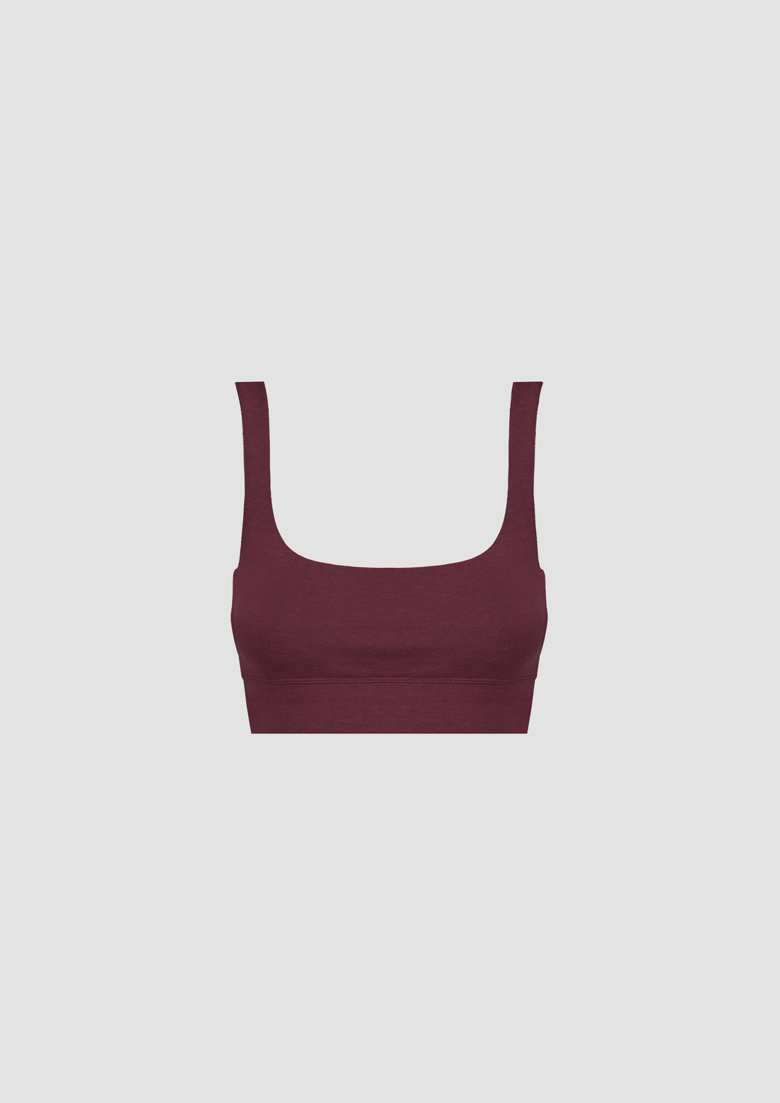 Victoria Bralette in TENCEL™ Lyocell and Organic Cotton in Burgundy