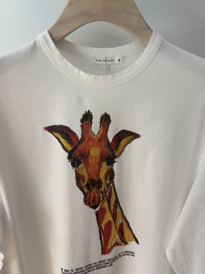 Bird UN Goal 15 Long Sleeve T-shirt in White PG Cotton (Limited Edition)